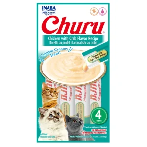 CHURU PARA GATOS POLLO/CANGREJO 56GR