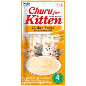 CHURU POUCH FOR KITTEN CHICKEN FLAVOR 56GR
