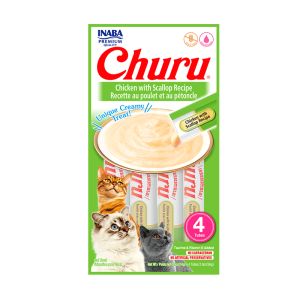 CHURU PARA GATO POLLO/VIEIRA 56GR