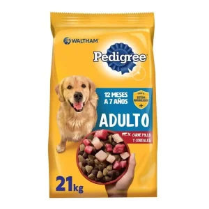Alimento para Perros Adultos Pedigree Carne, Pollo y Cereales  21kg