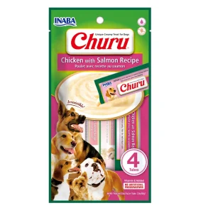 CHURU SOBRE PERRO POLLO/SALMÓN 56GR