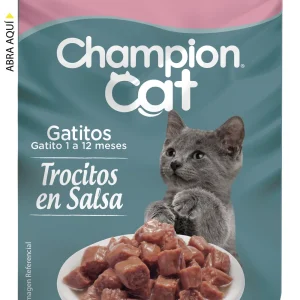 Alimento Húmedo Champion Cat Gatitos Sabor Pollo 85 gr