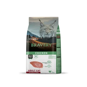 Bravery Pollo Gato Adulto Esterilizado 2kg