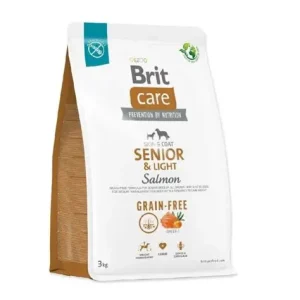 Alimento Seco Brit Care Senior & Light Salmón 3kg Perro Adulto Mayor