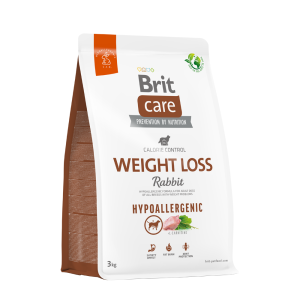 Brit Care Perro Alimento Seco Hipoalergénico Conejo Weight Loss 3Kg