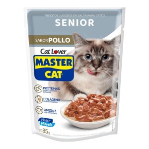 Alimento Húmedo Master Cat Senior Pollo 85 Gr